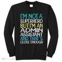 Admin Assistant Superhero Administrative Assistant Sweatshirt thumb 0