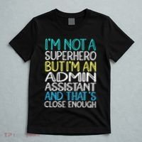 Admin Assistant Superhero Administrative Assistant T-Shirt thumb 5