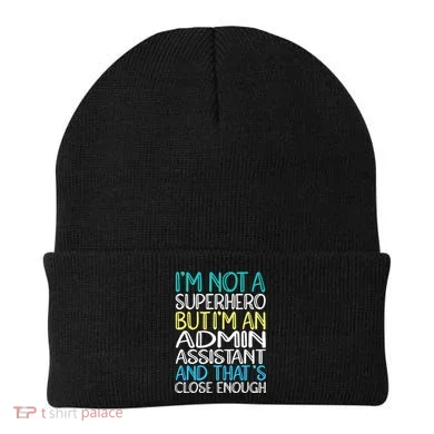 Admin Assistant Superhero Administrative Assistant Beanie