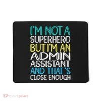 Admin Assistant Superhero Administrative Assistant Mousepad thumb 0