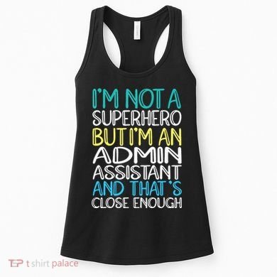 Admin Assistant Superhero Administrative Assistant Women's Tank Top