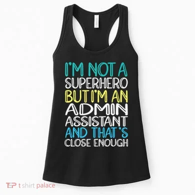 Admin Assistant Superhero Administrative Assistant Women's Tank Top