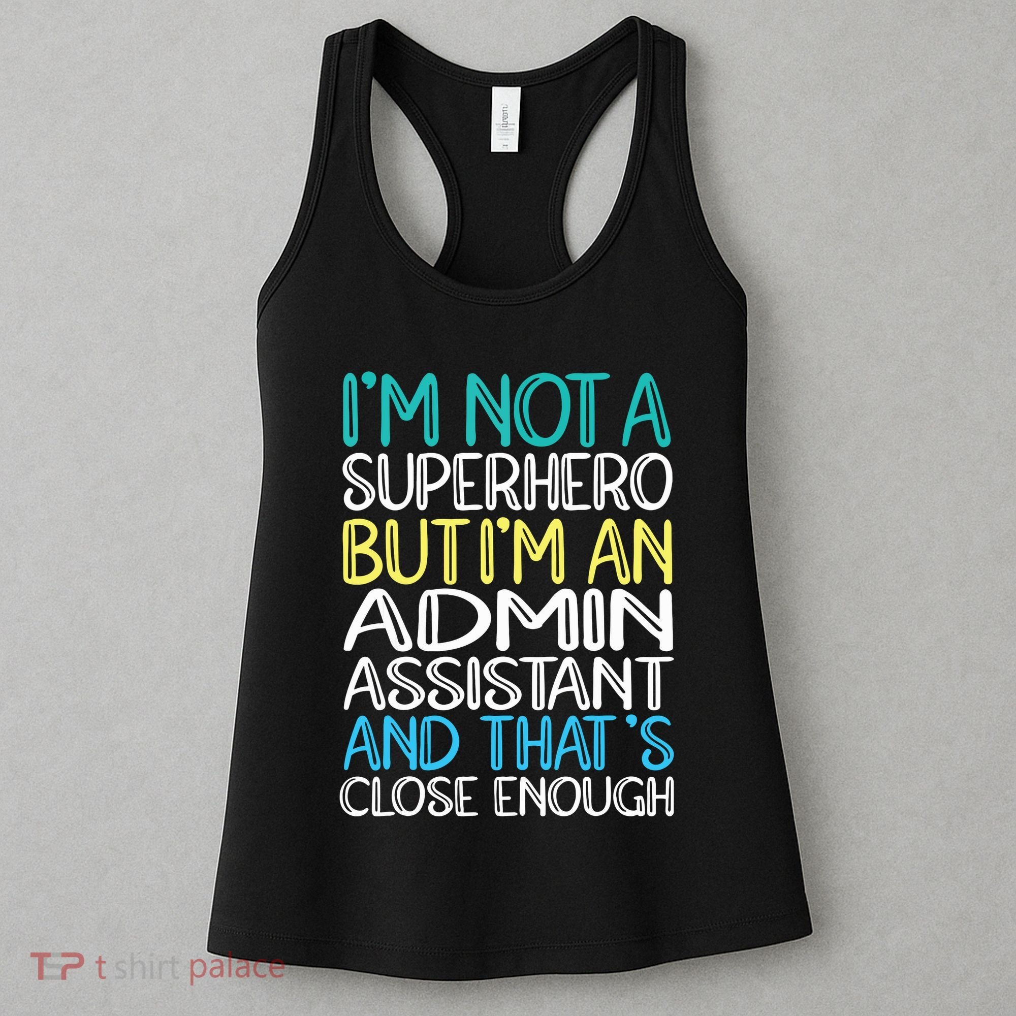 Admin Assistant Superhero Administrative Assistant Women's Tank Top