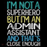 Admin Assistant Superhero Administrative Assistant Baby Bodysuit thumb 2