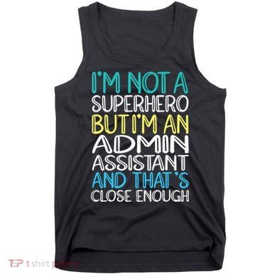 Admin Assistant Superhero Administrative Assistant Tank Top