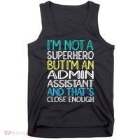 Admin Assistant Superhero Administrative Assistant Tank Top thumb 0