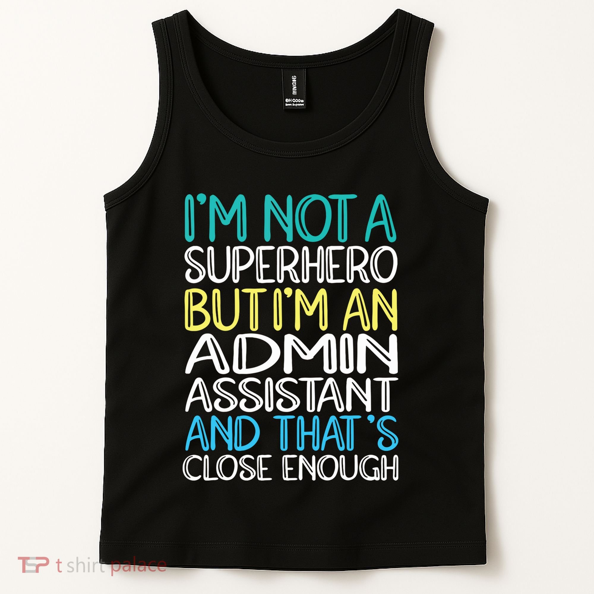 Admin Assistant Superhero Administrative Assistant Tank Top
