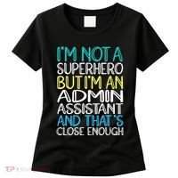 Admin Assistant Superhero Administrative Assistant Women's T-Shirt thumb 0