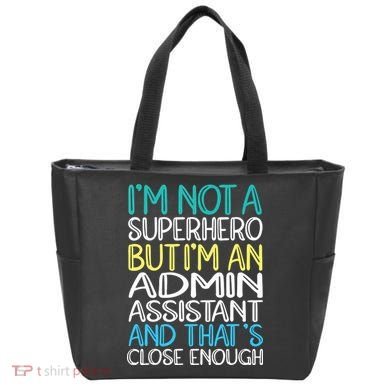 Admin Assistant Superhero Administrative Assistant Tote Bag