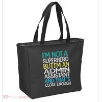 Admin Assistant Superhero Administrative Assistant Tote Bag thumb 2