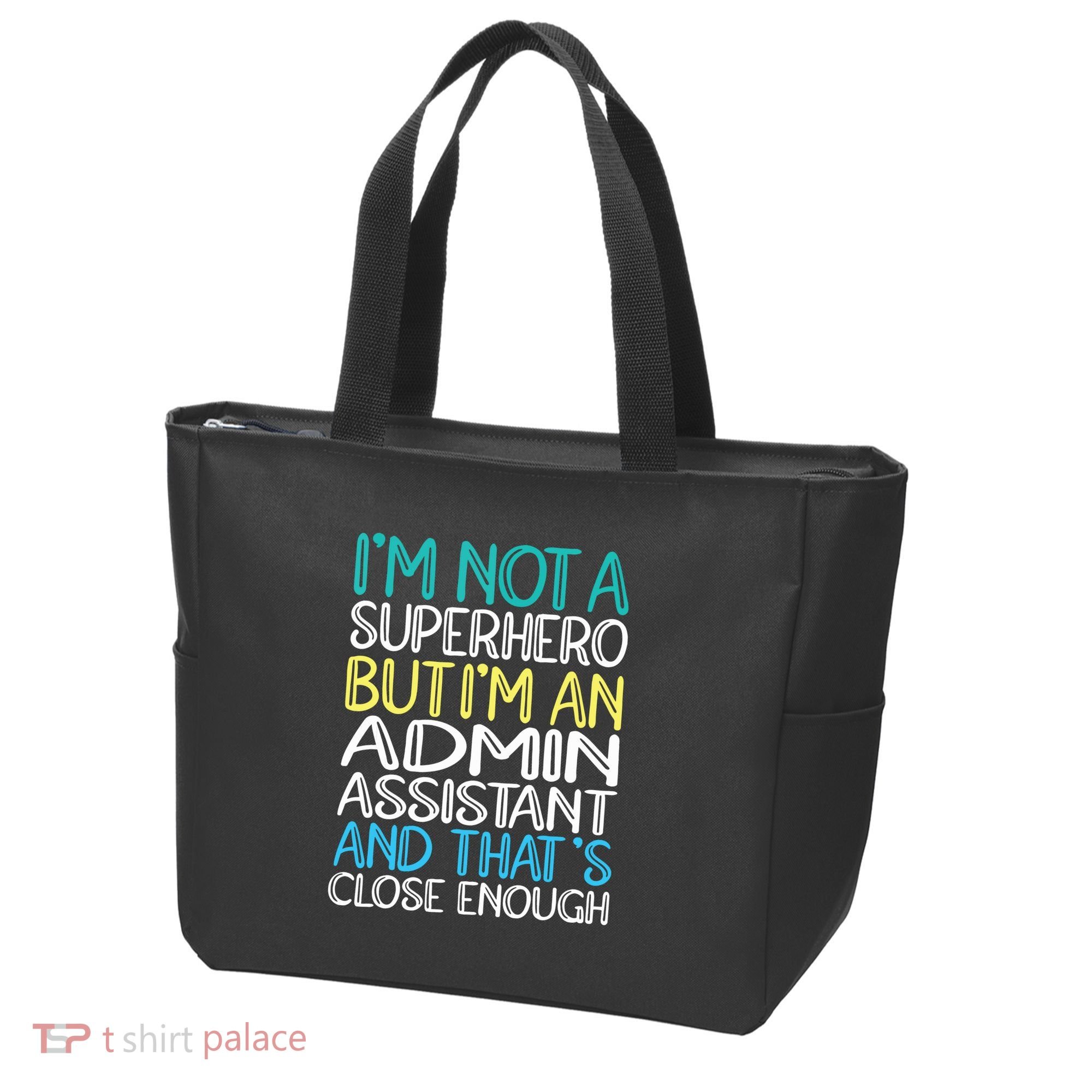 Admin Assistant Superhero Administrative Assistant Tote Bag