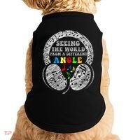 Autism Awareness Seeing The World From A Different Angle Gift Doggie Tank thumb 0