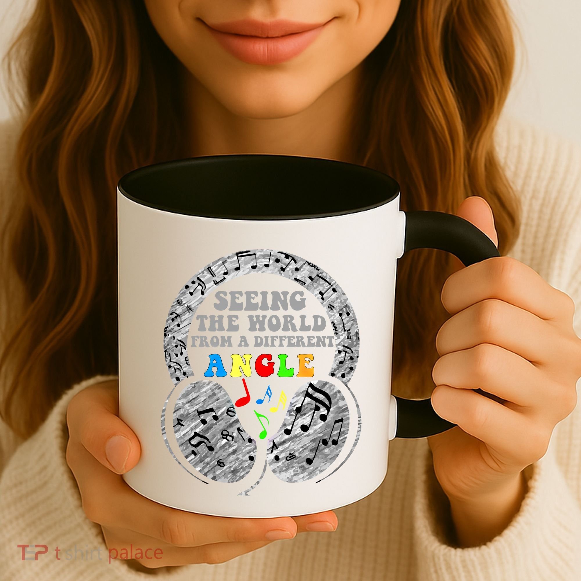 Autism Awareness Seeing The World From A Different Angle Gift Coffee Mug