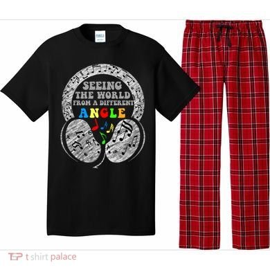 Autism Awareness Seeing The World From A Different Angle Gift Pajama Set