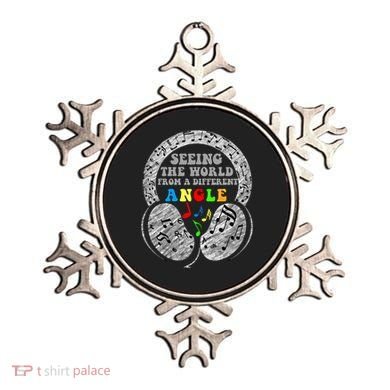 Autism Awareness Seeing The World From A Different Angle Gift Ornament