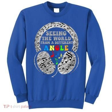 Autism Awareness Seeing The World From A Different Angle Gift Sweatshirt