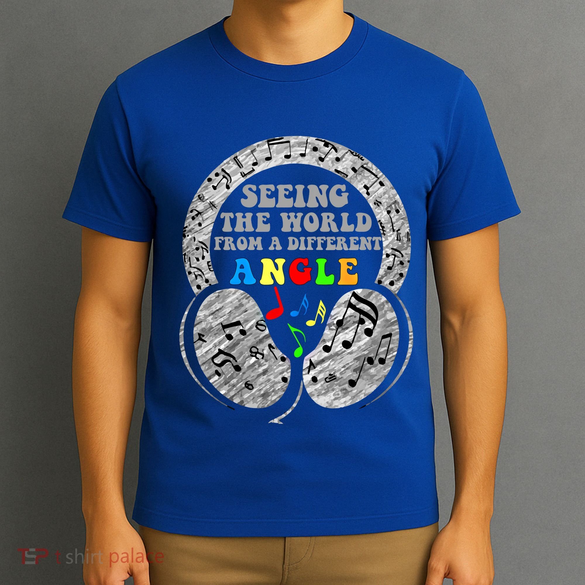 Autism Awareness Seeing The World From A Different Angle Gift T-Shirt