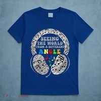 Autism Awareness Seeing The World From A Different Angle Gift T-Shirt thumb 5