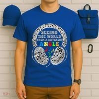 Autism Awareness Seeing The World From A Different Angle Gift T-Shirt thumb 6