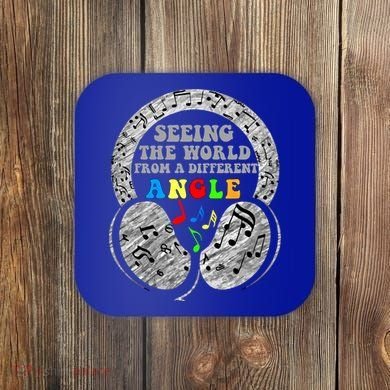 Autism Awareness Seeing The World From A Different Angle Gift Coaster