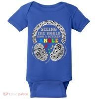 Autism Awareness Seeing The World From A Different Angle Gift Baby Bodysuit thumb 0