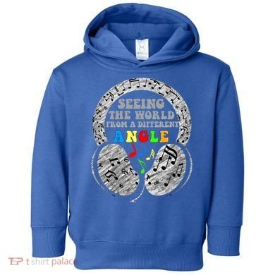 Autism Awareness Seeing The World From A Different Angle Gift Toddler Hoodie
