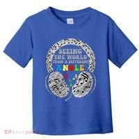 Autism Awareness Seeing The World From A Different Angle Gift Toddler T-Shirt thumb 0