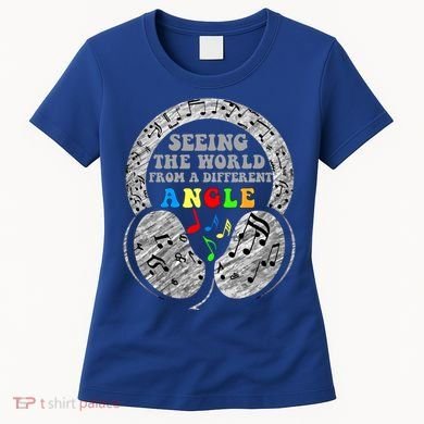 Autism Awareness Seeing The World From A Different Angle Gift Women's T-Shirt