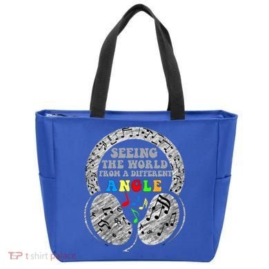 Autism Awareness Seeing The World From A Different Angle Gift Tote Bag