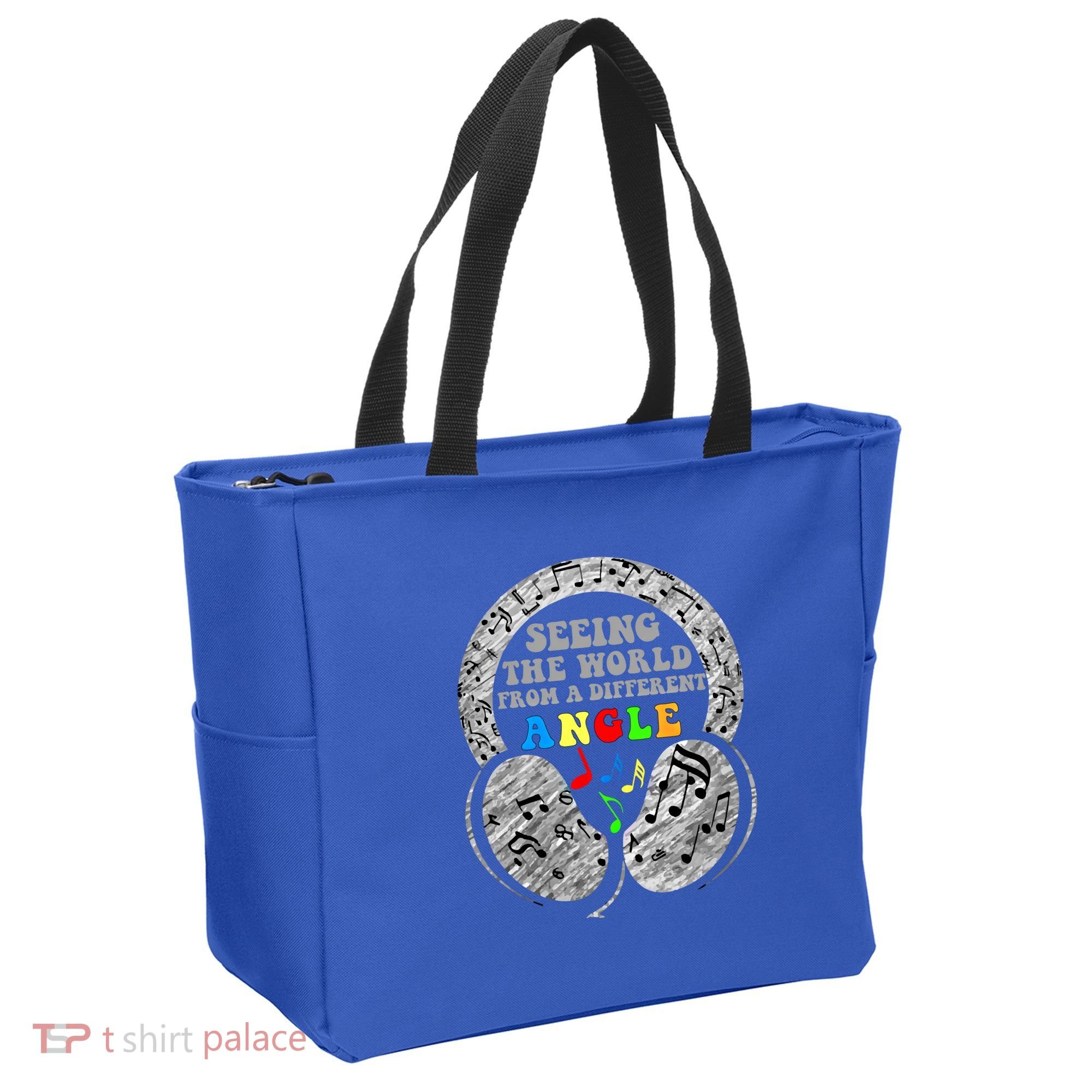 Autism Awareness Seeing The World From A Different Angle Gift Tote Bag
