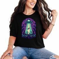 Alien Abduction Space Comfort Colors T-Shirt thumb 0