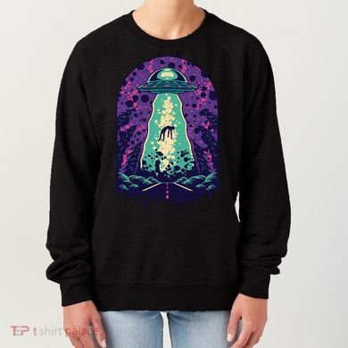 Alien Abduction Space Women's Sweatshirt