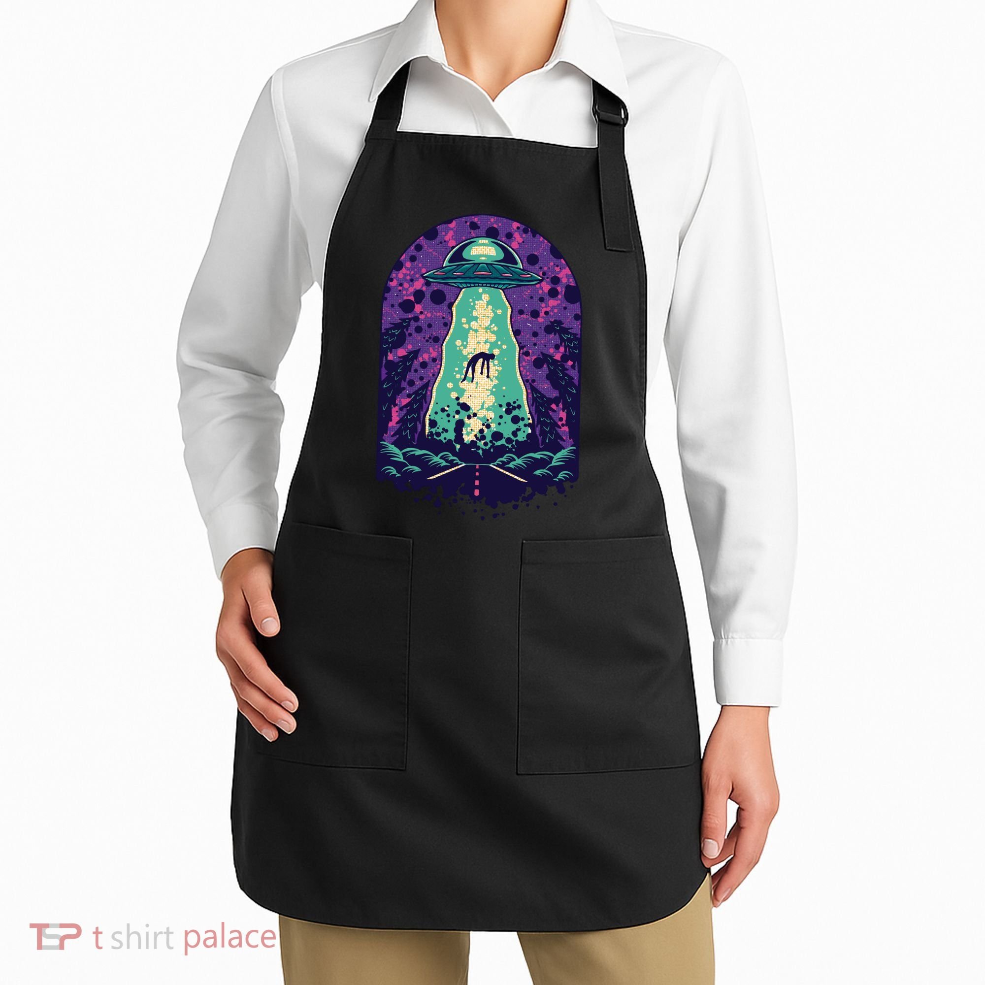 Alien Abduction Space Apron
