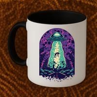 Alien Abduction Space Coffee Mug thumb 2