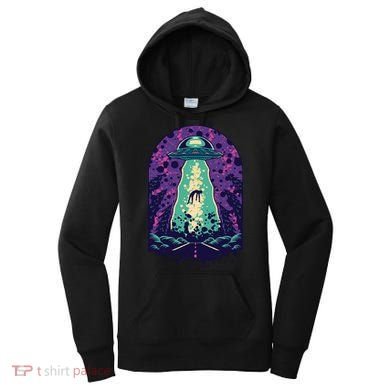 Alien Abduction Space Women's Hoodie
