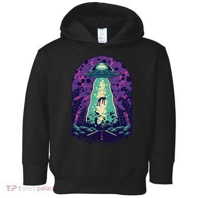 Alien Abduction Space Toddler Hoodie