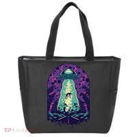 Alien Abduction Space Tote Bag thumb 0