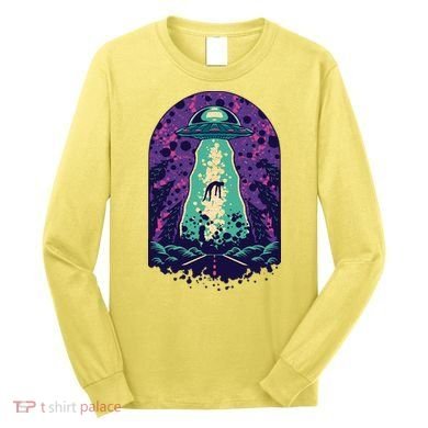 Alien Abduction Space Long Sleeve Shirt