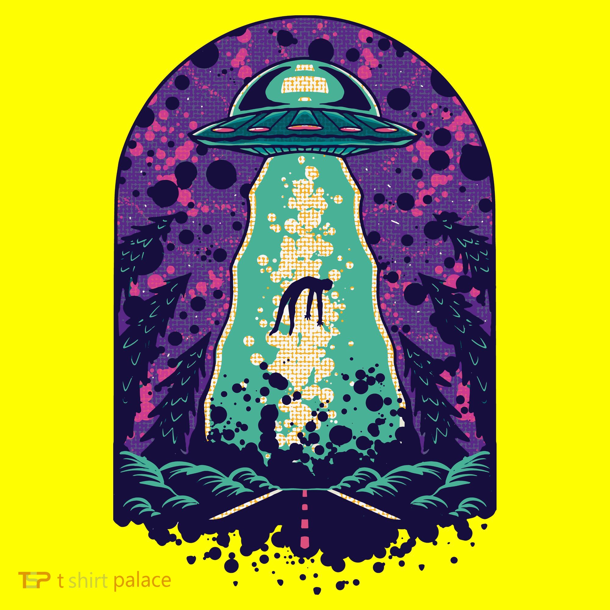 Alien Abduction Space Button
