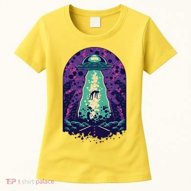 Alien Abduction Space Women's T-Shirt