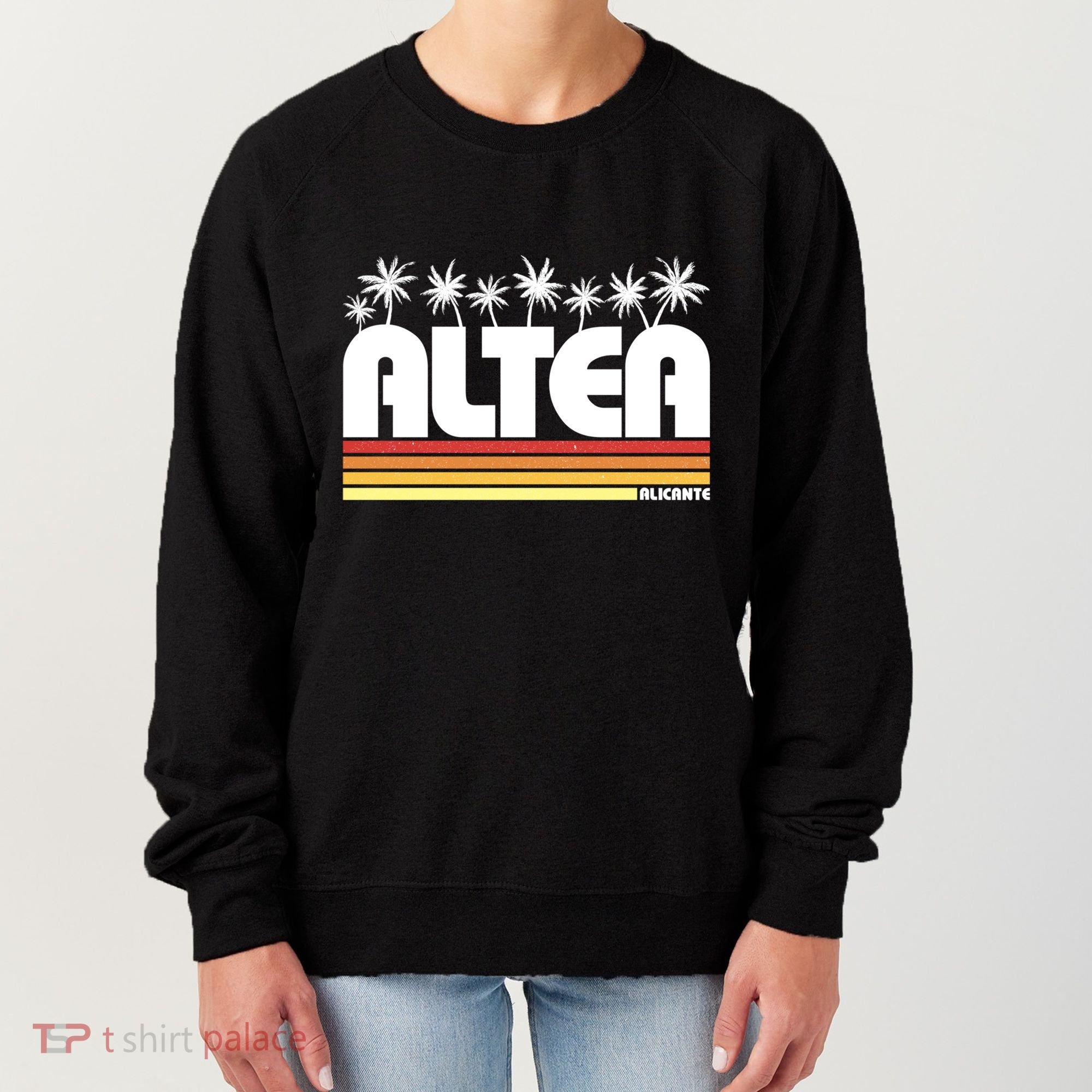 Altea Alicante Spain Retro Tourism Gift Women's Sweatshirt