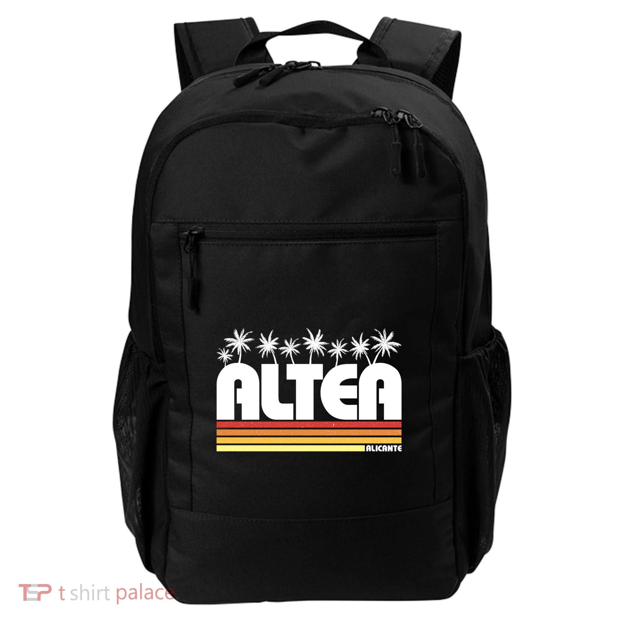 Altea Alicante Spain Retro Tourism Gift Backpack