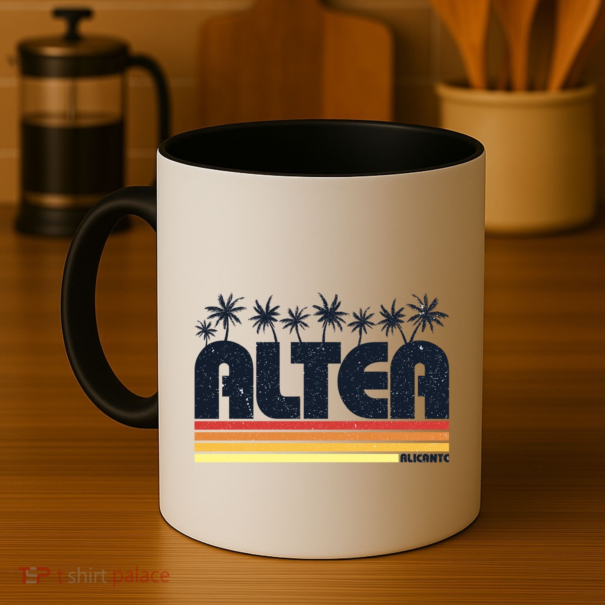 Altea Alicante Spain Retro Tourism Gift Coffee Mug