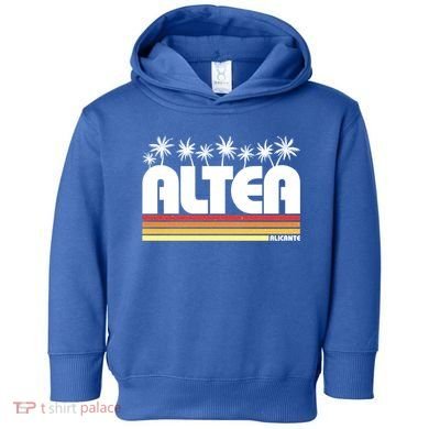 Altea Alicante Spain Retro Tourism Gift Toddler Hoodie