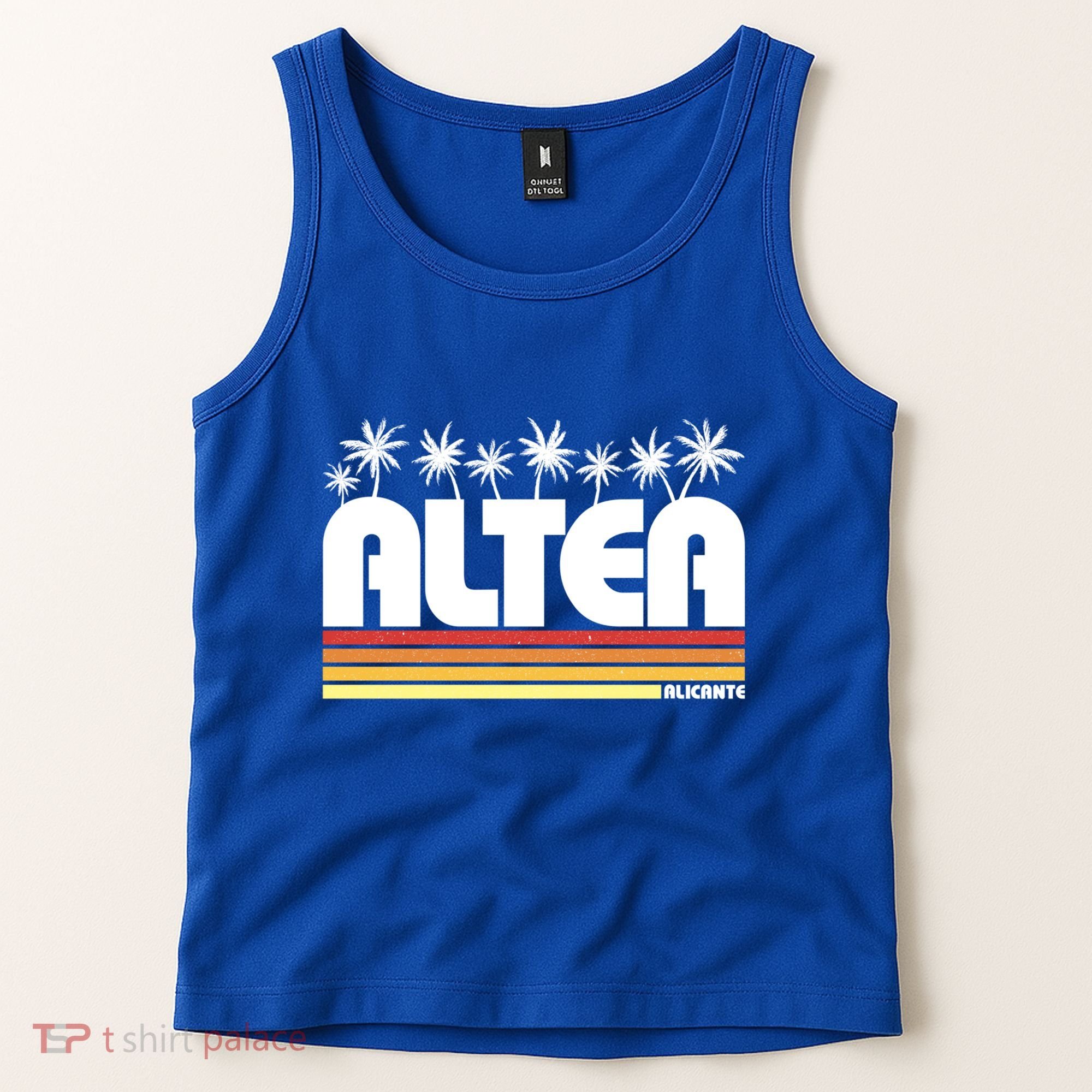 Altea Alicante Spain Retro Tourism Gift Tank Top