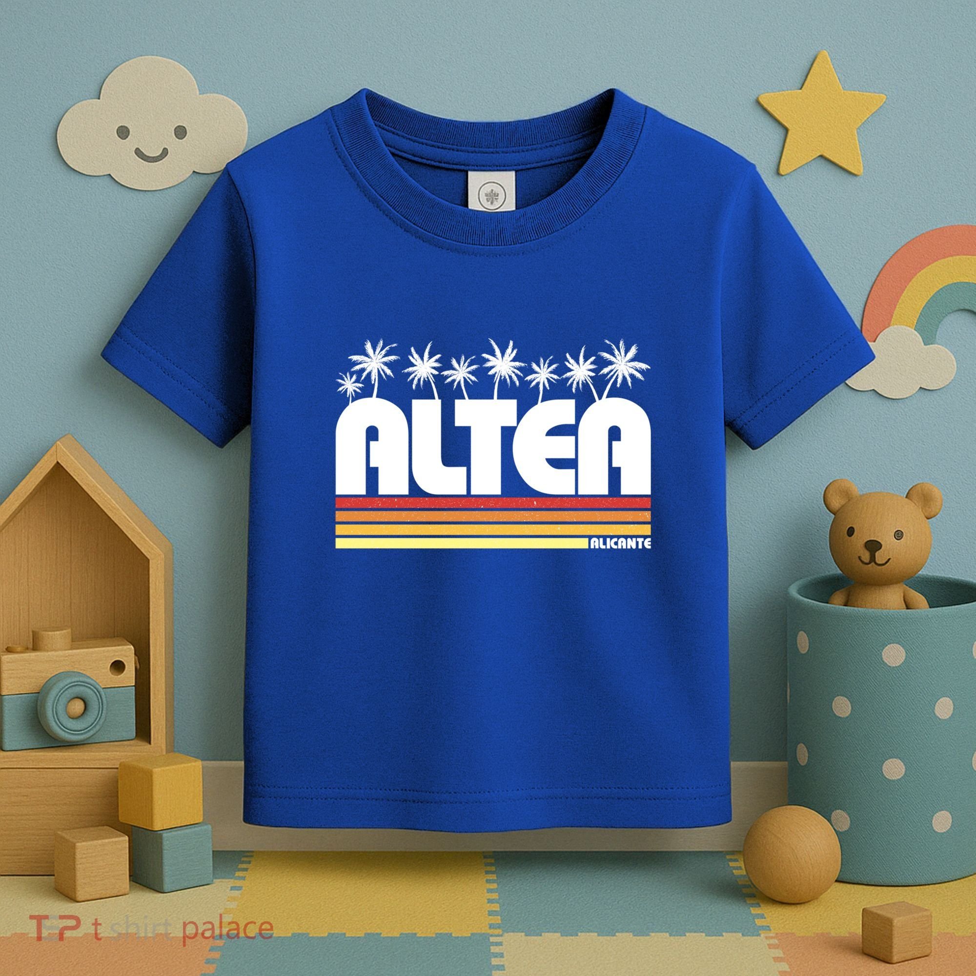 Altea Alicante Spain Retro Tourism Gift Toddler T-Shirt