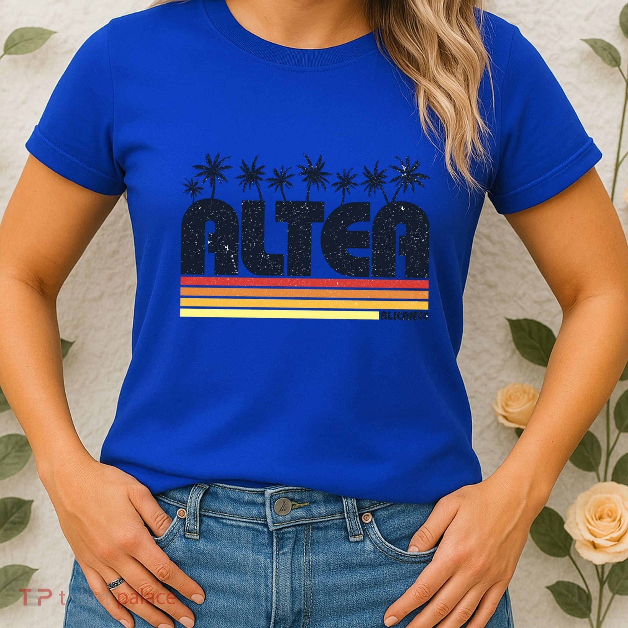 Altea Alicante Spain Retro Tourism Gift Women's T-Shirt