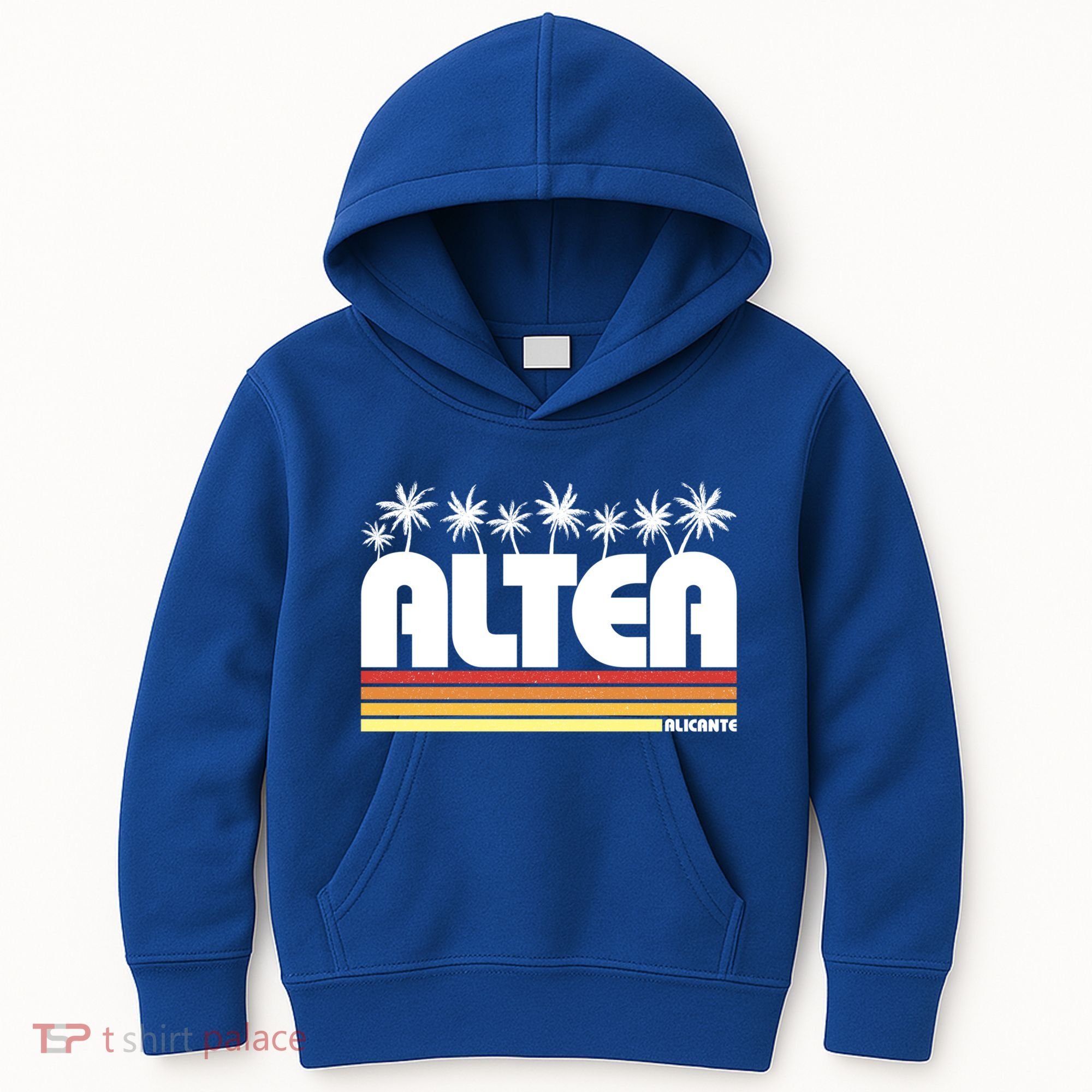 Altea Alicante Spain Retro Tourism Gift Kids Hoodie