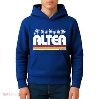 Altea Alicante Spain Retro Tourism Gift Kids Hoodie thumb 4