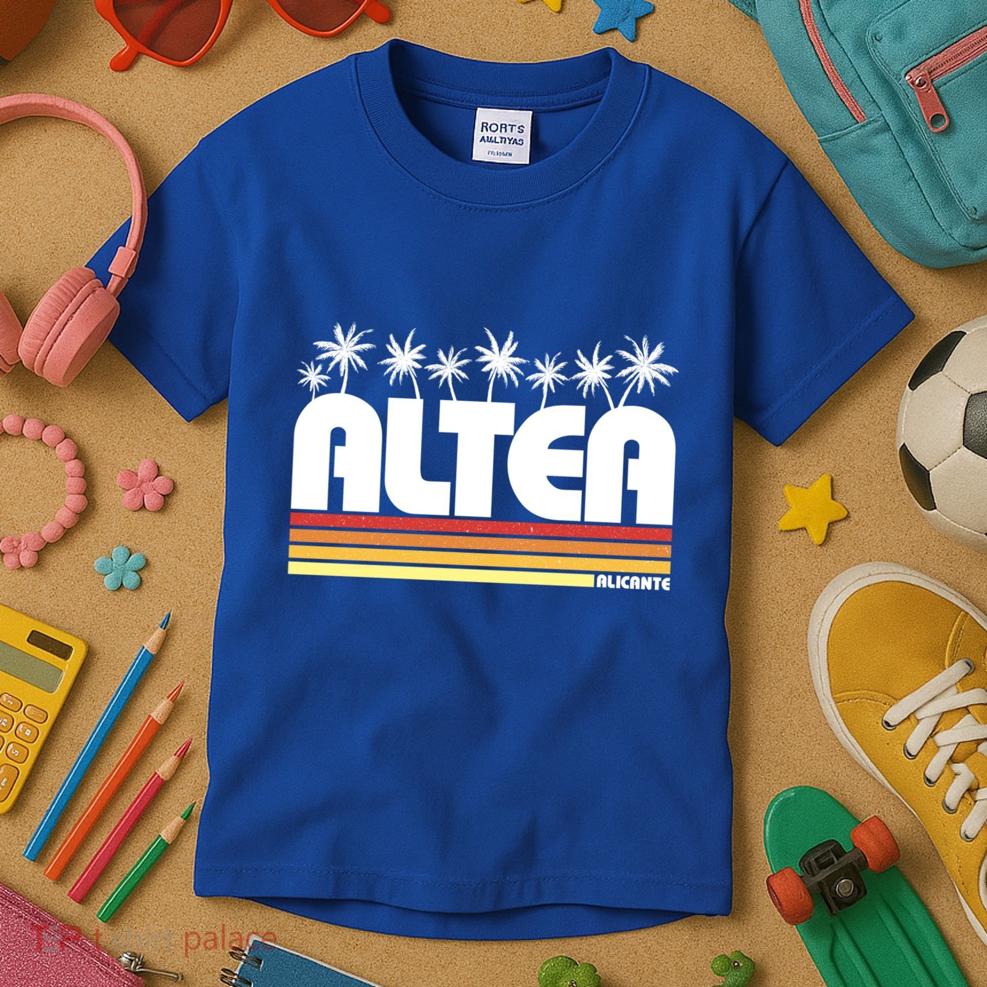 Altea Alicante Spain Retro Tourism Gift Kids T-Shirt